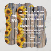 Rustige zonnebloem, bloementeelt kaart (Voorkant / Achterkant)