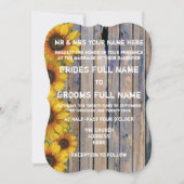 Rustige zonnebloem, bloementeelt kaart (Voorkant)