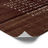 Rustige zonnebloem Bloom 9 Tafelegisterkaart Poster (Hoek)