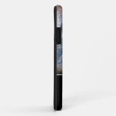 Rustige zonnebloem Butterfly Ephemeral Monogram Case-Mate iPhone Case (Achterkant/rechts)