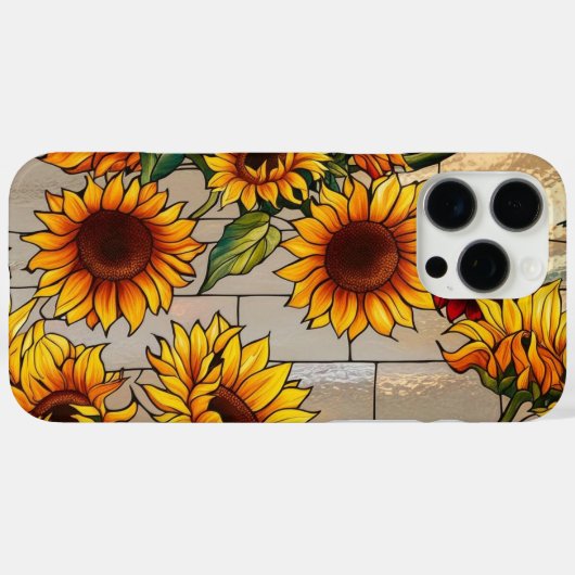 Rustige zonnebloem Case-Mate iPhone case (Achterkant (horizontaal))