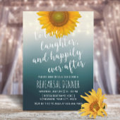 Rustige zonnebloem Elegant Blauwgroen repetitief d Kaart