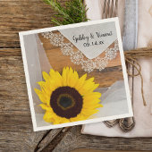 Rustige zonnebloem en homohuwelijk servetten