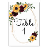 Rustige zonnebloem en Rozen Weddenschappen Kaart (Voorkant)