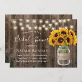 Rustige zonnebloem en Vrijgezellenfeest van Ladybu Kaart (Voorkant / Achterkant)