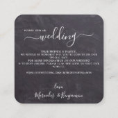 Rustige zonnebloem Eucalyptus QR Code Weddenschap  Vierkante Visitekaartje (Achterkant)