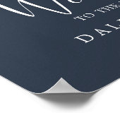 Rustige zonnebloem Eucalyptus | Welkom bij het mar Poster (Hoek)