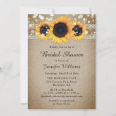Rustige Zonnebloem  Floral Vrijgezellenfeest Kaart (Voorkant)