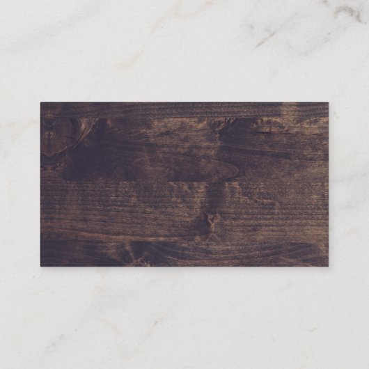 Rustige zonnebloem | Hout Weddenschap Website RSVP Informatiekaartje (Achterkant)