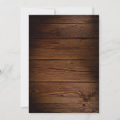 Rustige zonnebloem Hydrangea Hood Floral Wedding Kaart (Achterkant)