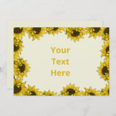 Rustige Zonnebloem, in de Kaart van alle oevers (Voorkant / Achterkant)