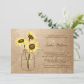 Rustige zonnebloem in het Vrijgezellenfeest van Ma Kaart (Staand voorkant)