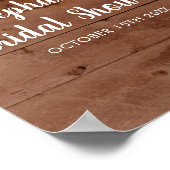 Rustige zonnebloem Lichten Vrijgezellenfeest Poste Poster (Hoek)