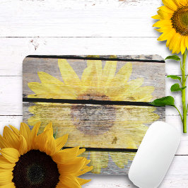 Rustige zonnebloem muismat