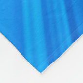 Rustige zonnebloem op blauw fleece deken (Hoek)