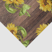 Rustige zonnebloem op ontwatering van hout tissuepapier (Detail)