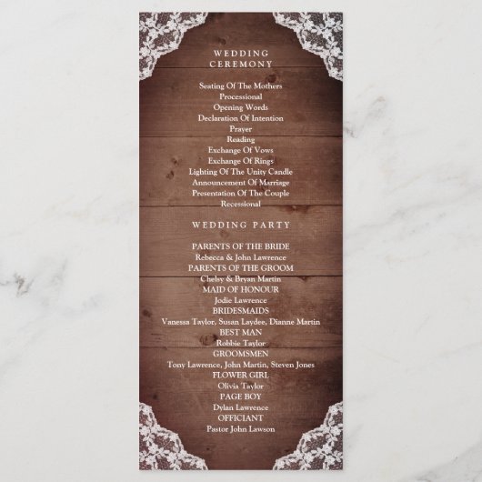 Rustige Zonnebloem Paars Roos Vall Weddenschap Programmakaart (Achterkant)