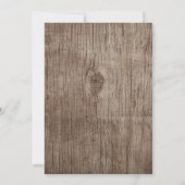 Rustige zonnebloem & String Lights Rehearsal Dinne Kaart (Achterkant)