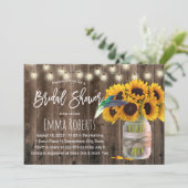 Rustige zonnebloem Vrijgezellenfeest Kaart (Staand voorkant)