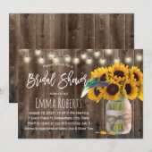 Rustige zonnebloem Vrijgezellenfeest Kaart (Voorkant / Achterkant)