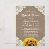 Rustige Zonnebloem Vrijgezellenfeest met witte sch Kaart (Voorkant / Achterkant)