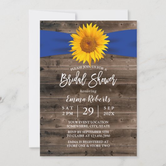 Rustige zonnebloem Vrijgezellenfeest van linthout Kaart (Voorkant)