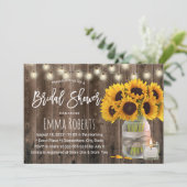 Rustige zonnebloem - Vrijgezellenfeest van Mason J Kaart (Staand voorkant)