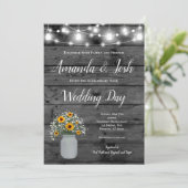 Rustige zonnebloemen, baby's met de grote maden kaart (Staand voorkant)