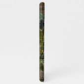 Rustige zonnebloemen Butterflies Barn Board iPhone Hoesje (Rechterkant)