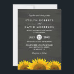 Rustige zonnebloemen Classy Chalkboard Formal Wedd Kaart<br><div class="desc">Creëer uw perfecte uitnodiging met deze vooraf ontworpen sjablonen, kunt u het gemakkelijk personaliseren om uniek van u te zijn. Voor verdere aanpassing, te klikken gelieve de "pas verder"verbinding aan en ons makkelijk te gebruiken ontwerphulpmiddel te gebruiken om deze sjabloon te wijzigen. Als u de voorkeur geeft aan Zelfkleerpapier/matte afwerking,...</div>