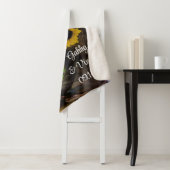 Rustige zonnebloemen Cowboy Boots Wedding Keepomwi Sherpa Deken (In situ)