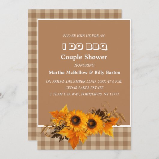 Rustige zonnebloemen die ik doe met een koestensch kaart (Voorkant / Achterkant)