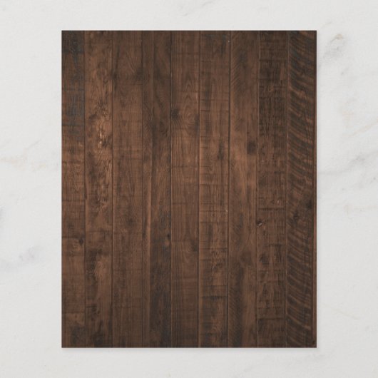 Rustige zonnebloemen en lichtmonogram huwelijksadv (Achterkant)