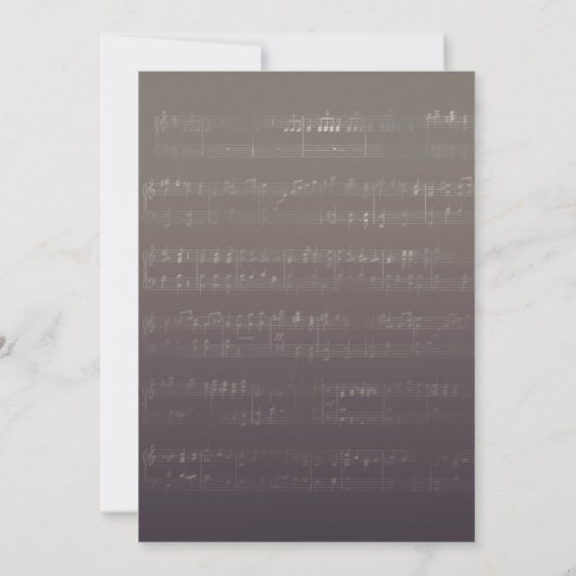 Rustige zonnebloemen en  muziek in het Lantaarn Kaart (Achterkant)