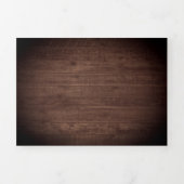 Rustige zonnebloemen Eucalyptus Red Roses Wedding Drieluik Uitnodiging (Cover)