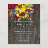 Rustige zonnebloemen Geel Bourgogne (Voorkant)