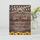 Rustige zonnebloemen Het Vrijgezellenfeest van de  Kaart (Staand voorkant)