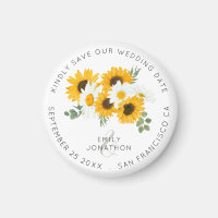 Rustige zonnebloemen houden de datum op