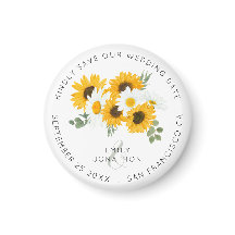 Rustige zonnebloemen houden de datum op