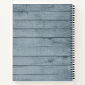 Rustige zonnebloemen Hout | Kookboek op grootmoede Notitieboek (Achterkant)