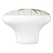 Rustige zonnebloemen keramische knop (Zijkant)