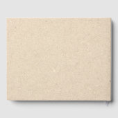 Rustige zonnebloemen Kraft Paper Wedding Gastenboek (Achterkant)