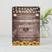 Rustige zonnebloemen  Lantaarntrek Kaart (Staand voorkant)