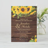Rustige zonnebloemen Licht op Christelijk huwelijk Kaart (Staand voorkant)