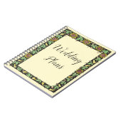 Rustige  zonnebloemen Lijst Weddenschappen Notitieboek (Linkerzijde)