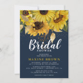 Rustige zonnebloemen, marineproducten en goudVrijg Kaart (Voorkant)