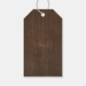 Rustige zonnebloemen Mason Jar Wedding Cadeaulabel (Achterkant)