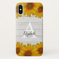 Rustige zonnebloemen | Monogram