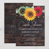 Rustige zonnebloemen op de schotel van prikhout kaart (Voorkant / Achterkant)