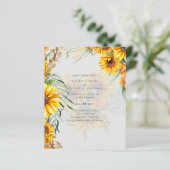 Rustige zonnebloemen Pampas Grass Wedding Dusty Bl (Staand voorkant)